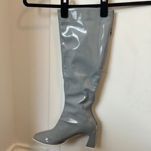 SHEIN grey boots size 8